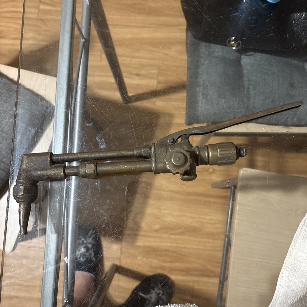Vintage Victor C-1450 Oxy Acetylene Cutting Torch Attachment Brass 11" C1450
